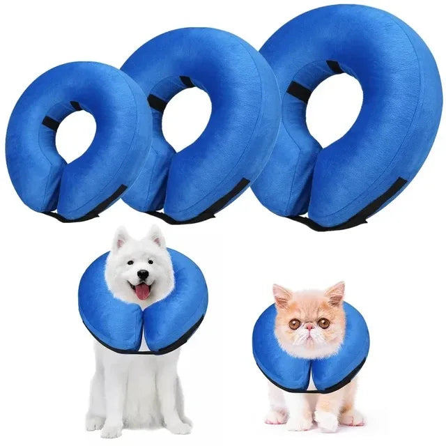 Protective Inflatable Collar for Dogs Cats After Surgery